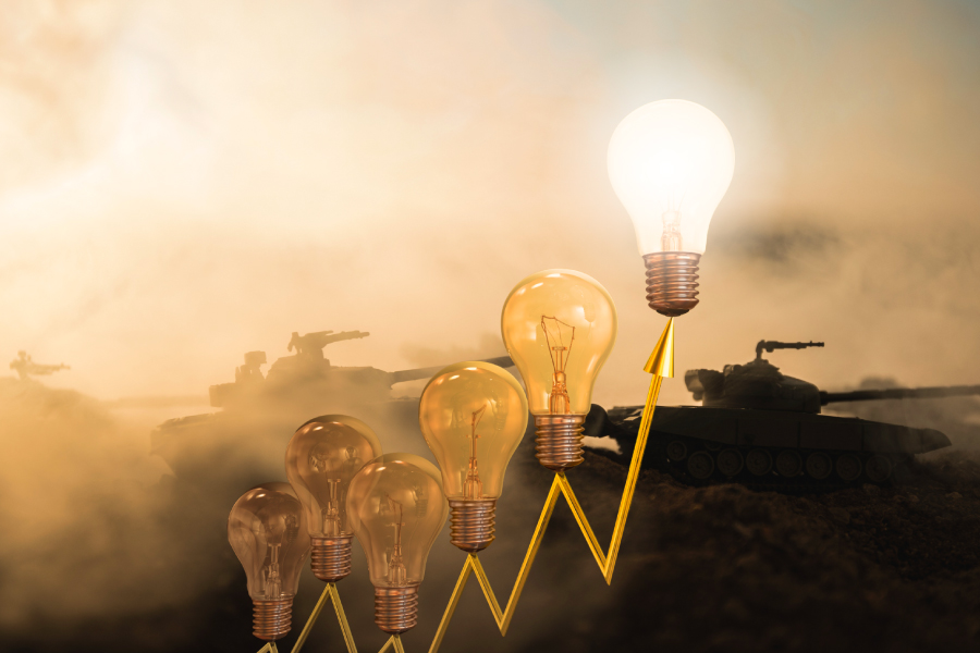 A influência de conflitos armados internacionais nos preços da energia elétrica