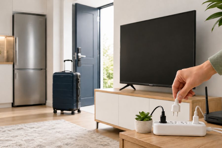 Consumo de eletricidade nas férias: que cuidados deve ter